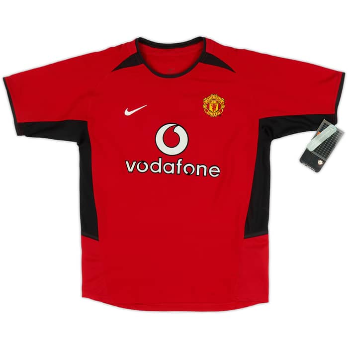 2002-04 Manchester United Home Shirt Ronaldo #7 (M.Boys)