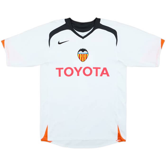 2005-06 Valencia Home Shirt David Villa #7 - 7/10 - (S)