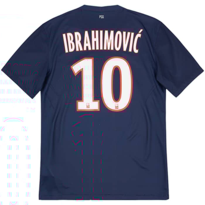 2012-13 Paris Saint-Germain Home Shirt Ibrahimovic #10 - 7/10 - (S)