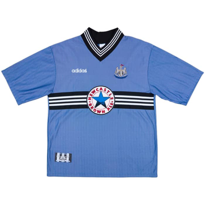 1996-97 Newcastle Away Shirt Shearer #9 - 8/10 - (XL)