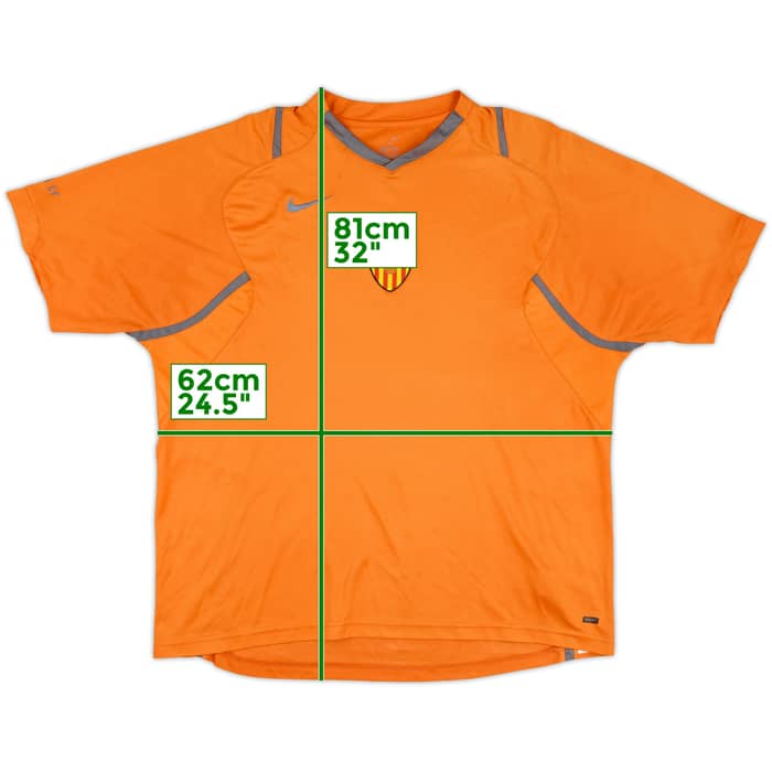 2006-07 Valencia Nike Training Shirt - 8/10 - (XXL)