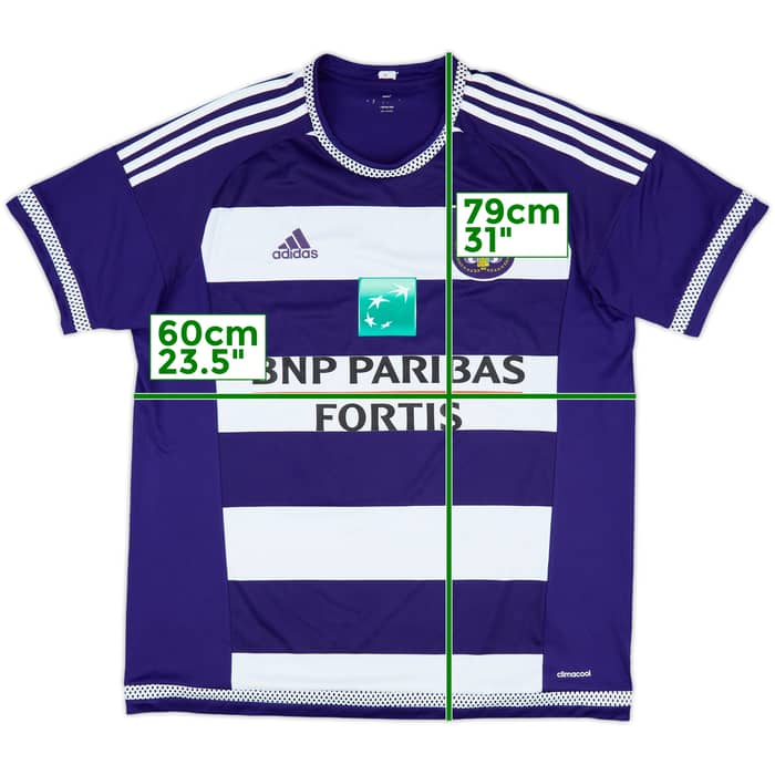 2015-16 Anderlecht Home Shirt - 8/10 - (XL)