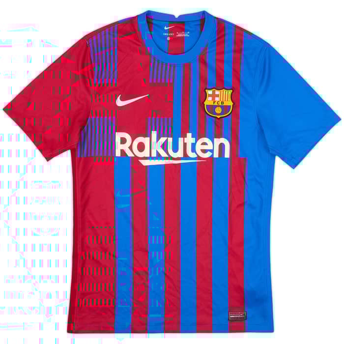 2021-22 Barcelona Home Shirt - 9/10 - (S)