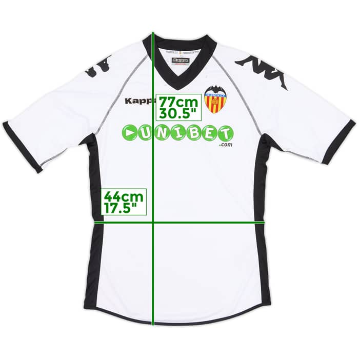 2010-11 Valencia Home Shirt - 7/10 - (M)