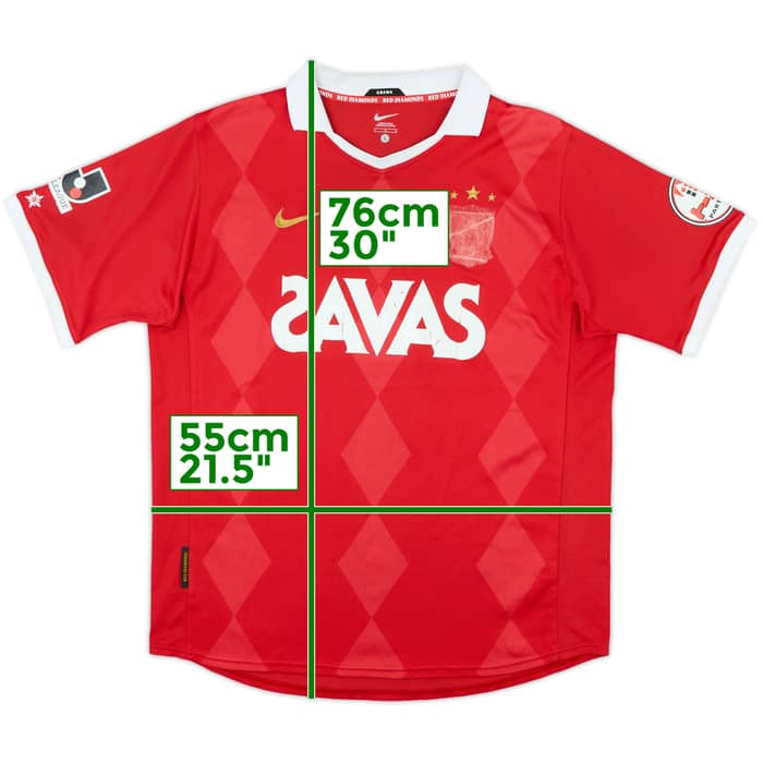 2010 Urawa Red Diamonds Home Shirt - 3/10 - (L)