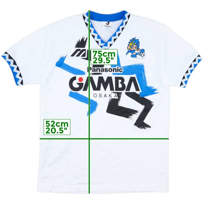1993-95 Gamba Osaka Mizuno Training Shirt - 9/10 - (M/L)