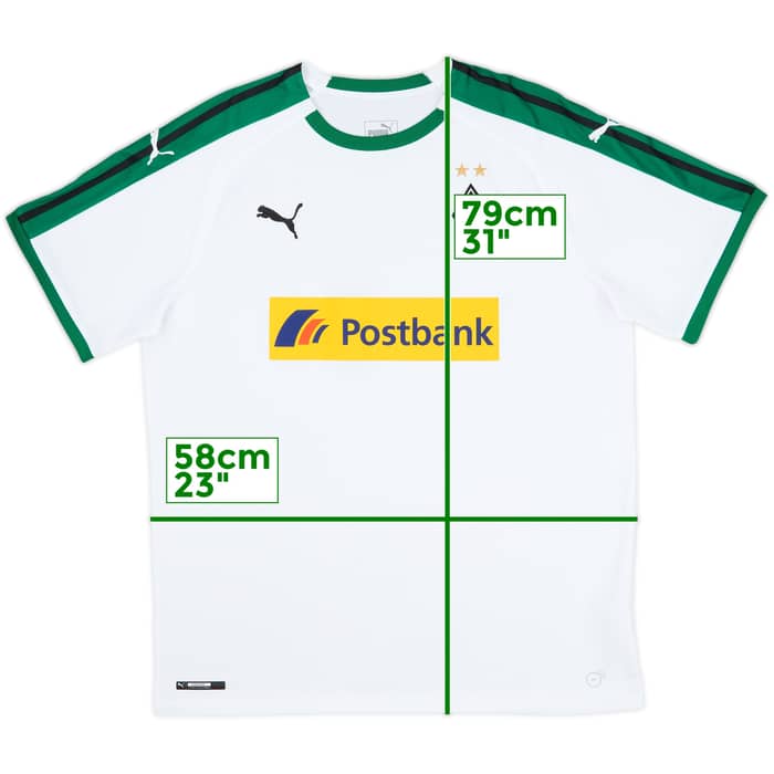 2018-19 Borussia Monchengladbach Home Shirt - 8/10 - (XL)