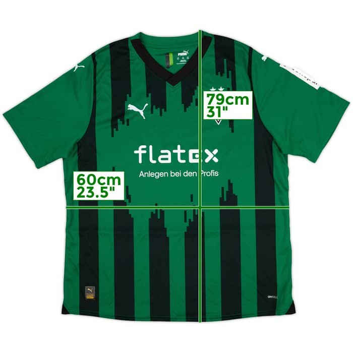 2023-24 Borussia Monchengladbach Away Shirt - 8/10 - (XXL)