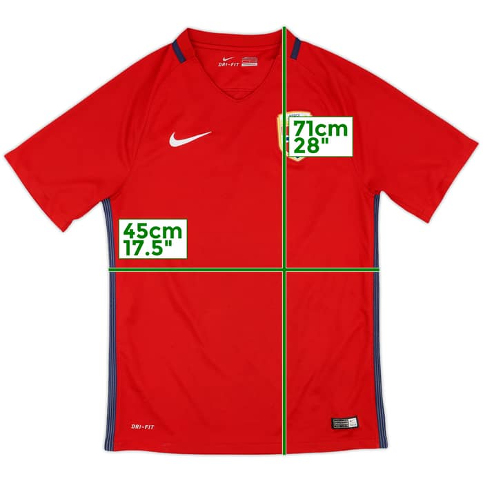 2016-18 Norway Home Shirt - 8/10 - (S)
