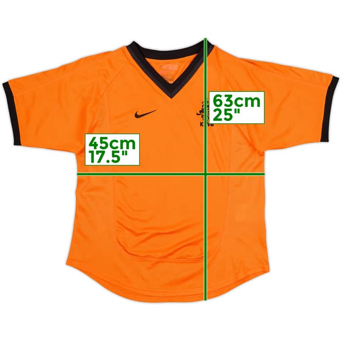 2000-02 Netherlands Home Shirt - 8/10 - (L.Boys)