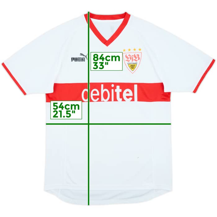 2003-04 Stuttgart Home Shirt - 8/10 - (L)