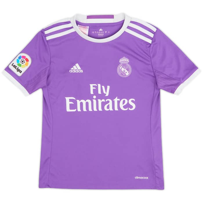 2016-17 Real Madrid Away Shirt - 8/10 - (S.Boys)