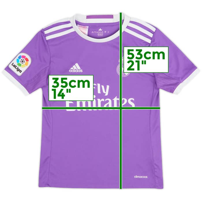 2016-17 Real Madrid Away Shirt - 8/10 - (S.Boys)