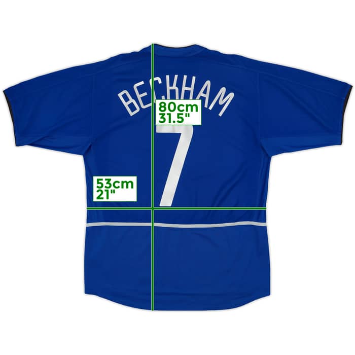 2002-03 Manchester United Third Shirt Beckham #7 - 5/10 - (L)