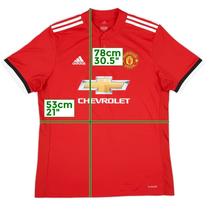 2017-18 Manchester United Home Shirt Ander Herrera #21 - 7/10 - (L)