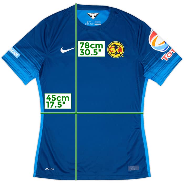 2015-16 Club America Player Issue GK S/S Shirt - 9/10 - (M)