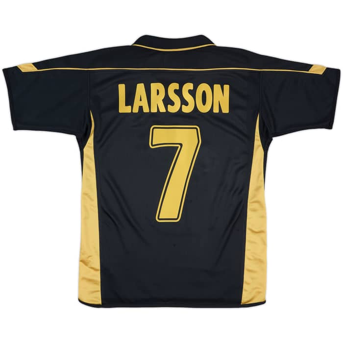 2003-04 Celtic Away Shirt Larsson #7 - 6/10 - (S)
