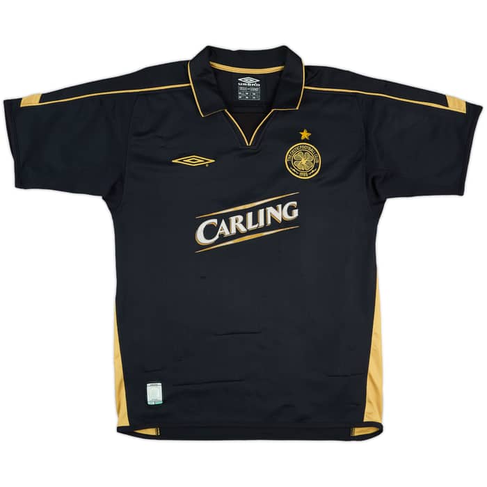 2003-04 Celtic Away Shirt Larsson #7 - 6/10 - (S)