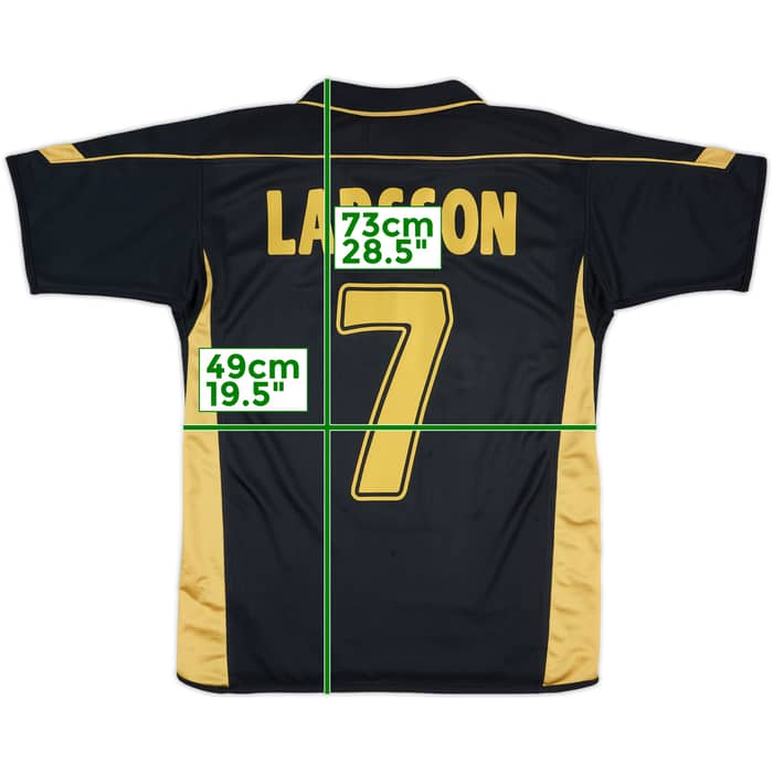 2003-04 Celtic Away Shirt Larsson #7 - 6/10 - (S)