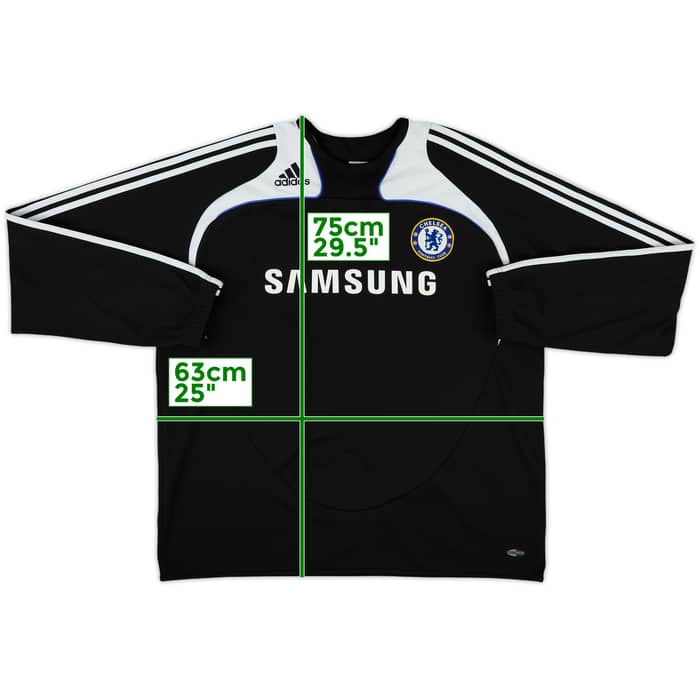 2008-09 Chelsea adidas Sweat Top - 9/10 - (XXL)