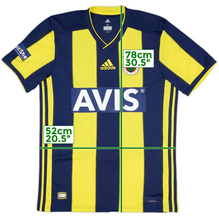 2018-19 Fenerbahce Home Shirt Kadir Ozkaya - 6/10 - (M)