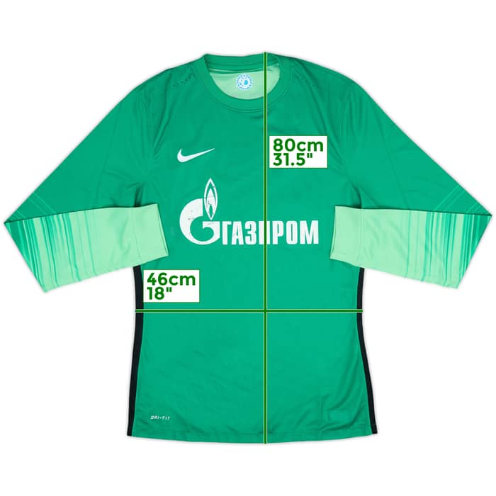 2015-16 Zenit St. Petersburg Authentic GK Shirt - 5/10 - (M)