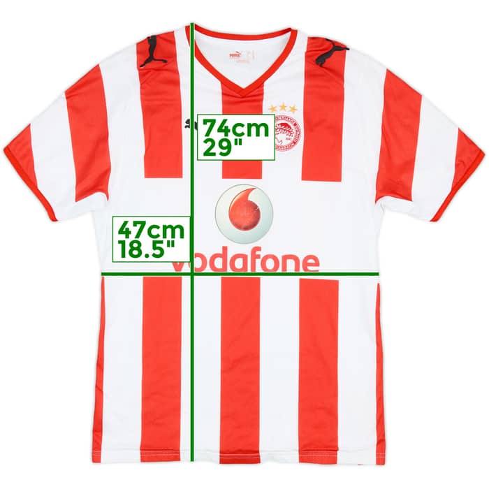 2008-09 Olympiacos Home Shirt - 7/10 - (M)