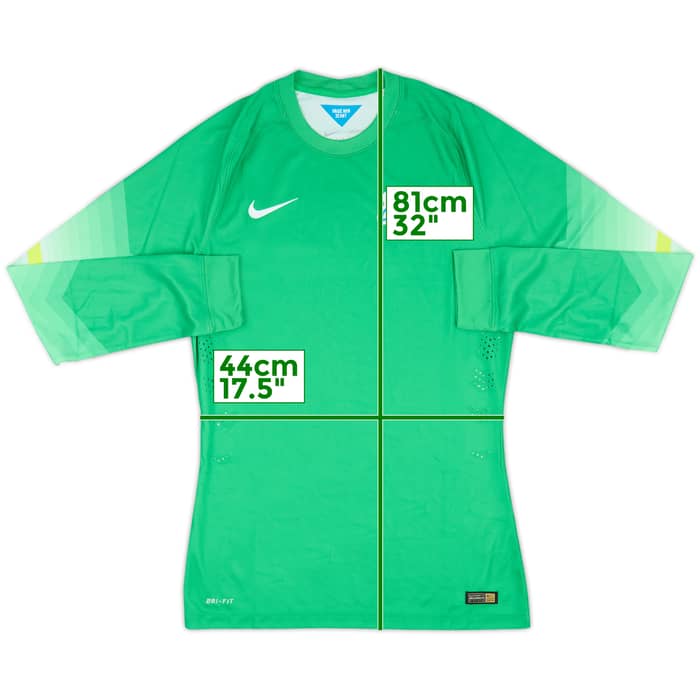 2014-15 Zenit St. Petersburg Authentic GK Shirt - 9/10 - (M)