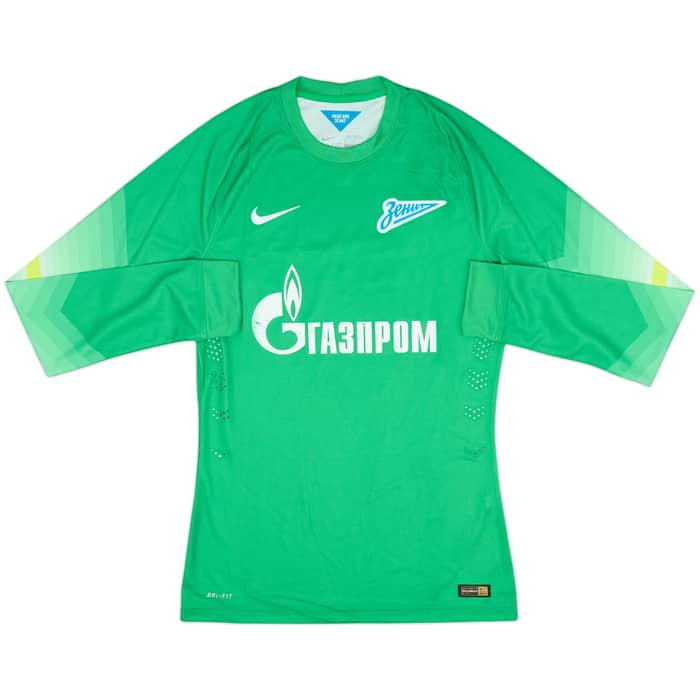 2014-15 Zenit St. Petersburg Authentic GK Shirt - 6/10 - (M)