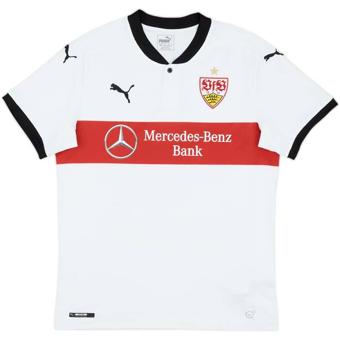 2017-18 Stuttgart Home Shirt Benni Gol #6 - 8/10 - (M)