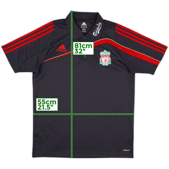 2009-10 Liverpool adidas Polo Shirt - 10/10 - (L)