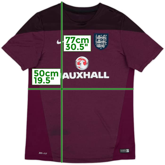 2014-15 England Nike Training Shirt - 7/10 - (L)