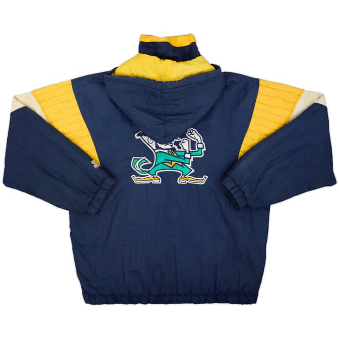 1990s Notre Dame Fighting Irish Starter 1/2 Zip Rain Coat - 6/10 - (L)