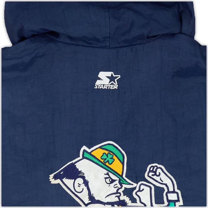 1990s Notre Dame Fighting Irish Starter 1/2 Zip Rain Coat - 6/10 - (L)