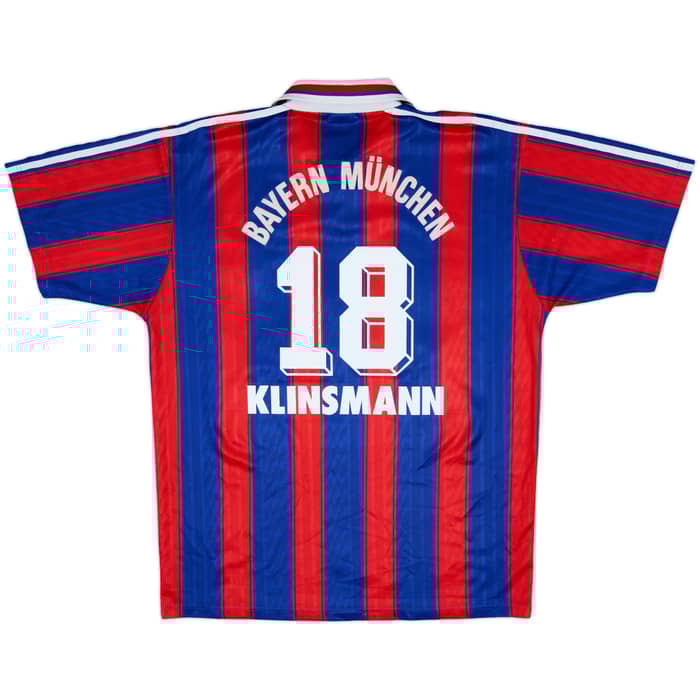 1995-97 Bayern Munich Home Shirt and Shorts Klinsmann #18 - 5/10 - (M)