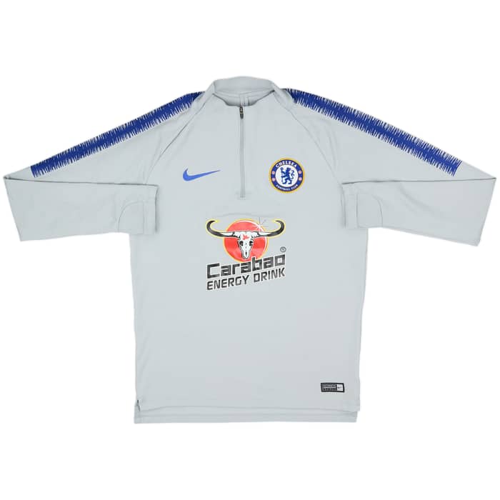 2018-19 Chelsea Nike 1/4 Zip Drill Top - 8/10 - (S)