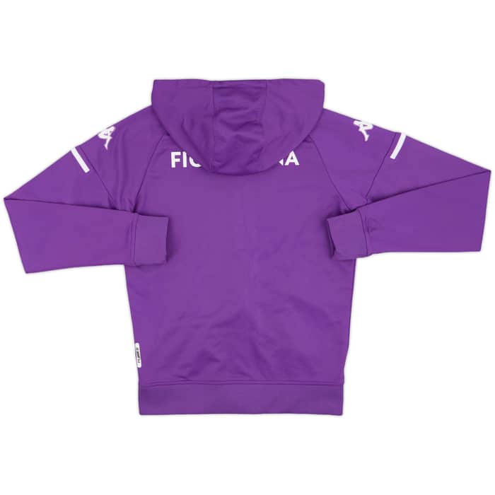 2020-21 Fiorentina Kappa Zipped Hooded Sweat Top - 7/10 - (XL.Boys)