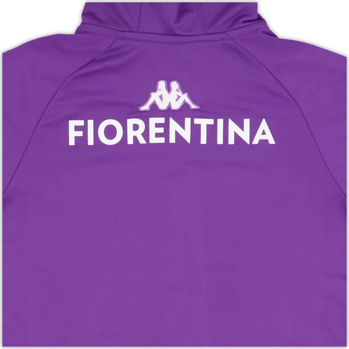 2020-21 Fiorentina Kappa Zipped Hooded Sweat Top - 7/10 - (XL.Boys)