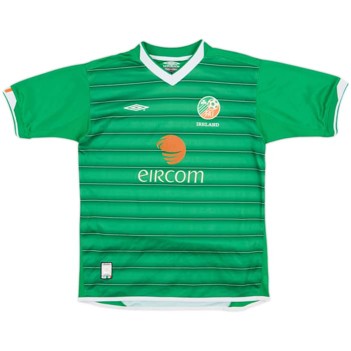 2003-04 Ireland Home Shirt Duff #9 - 8/10 - (XL.Boys)