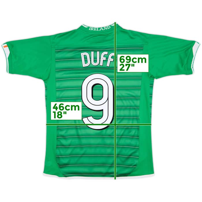 2003-04 Ireland Home Shirt Duff #9 - 8/10 - (XL.Boys)