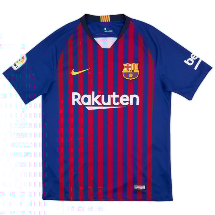 2018-19 Barcelona Home Shirt Messi #10 - 7/10 - (M)