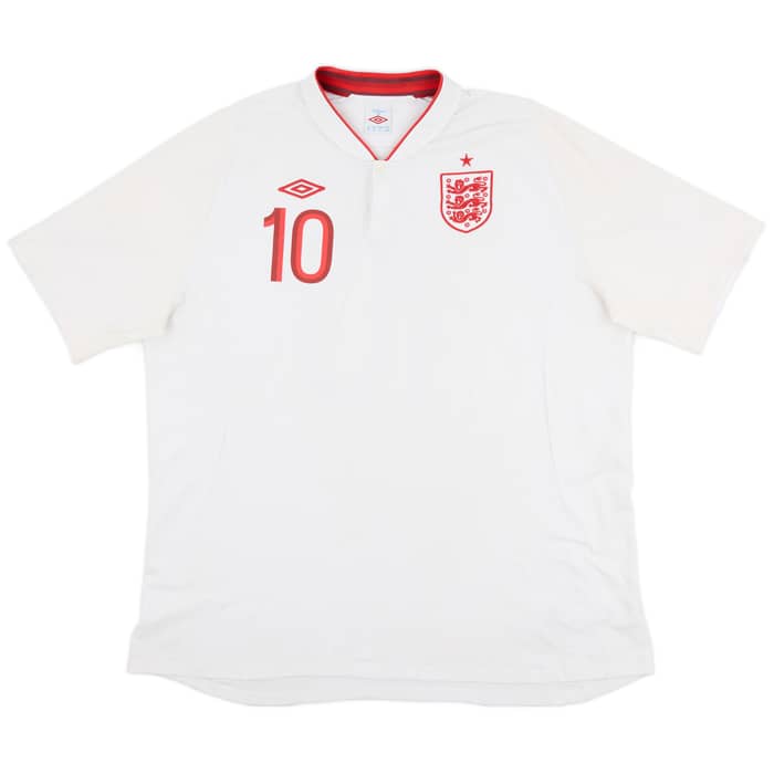2012-13 England Home Shirt Rooney #10 - 7/10 - (3XL)