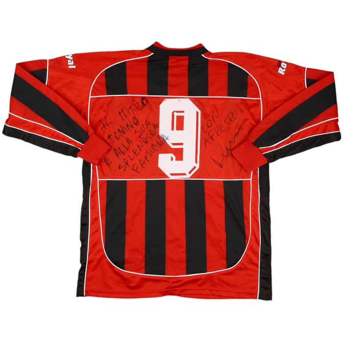 2005-06 Nocerina Match Issue Signed Home L/S Shirt #9
