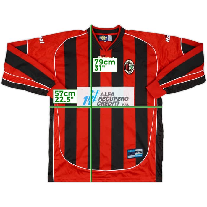 2005-06 Nocerina Match Issue Signed Home L/S Shirt #9