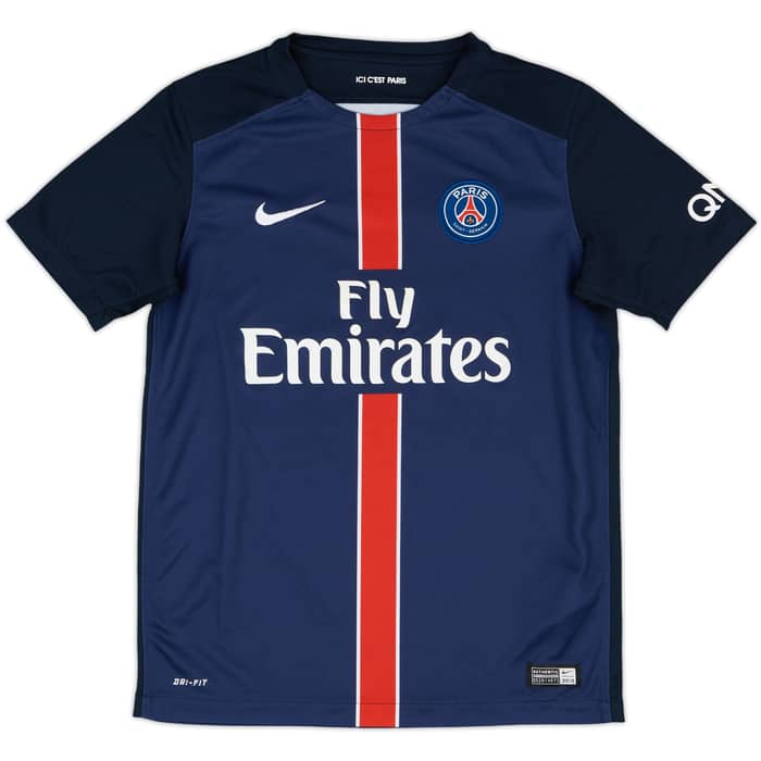 2015-16 Paris Saint-Germain Home Shirt - 7/10 - (L.Boys)