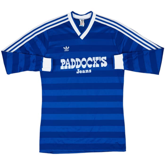 1985-86 Schalke Home L/S Shirt - 9/10 - (L)