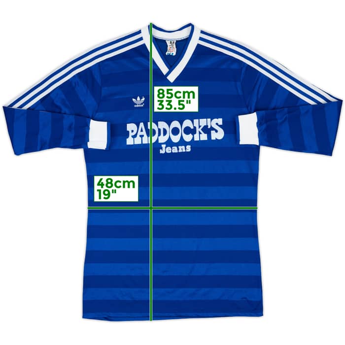 1985-86 Schalke Home L/S Shirt - 9/10 - (L)