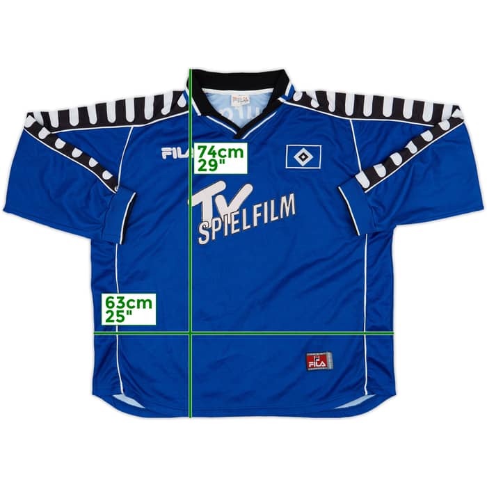 2000-01 Hamburg Away L/S Shirt Rimkus - 8/10 - (XL)