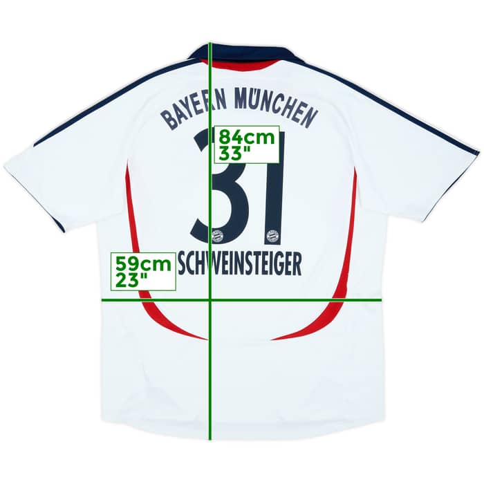 2006-07 Bayern Munich Away Shirt Schweinsteiger #31 - 7/10 - (XL)