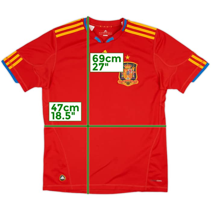 2009-10 Spain Home Shirt - 5/10 - (XL.Boys)
